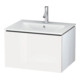 Duravit L-Cube Meuble sous lavabo 62x48,1 cm, lin, 1 tiroir, suspendu