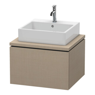 Duravit L-Cube Meuble sous-lavabo 62x54,7 cm, lin, pour console, 1 tiroir