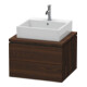 Duravit L-Cube Meuble sous lavabo 62x54,7 cm, noyer, pour console, 2 tiroirs-1