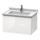 Duravit L-Cube Meuble sous lavabo 67x46,9 cm, blanc brillant, 1 tiroir, suspendu-1