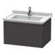 Duravit L-Cube Meuble sous lavabo 67x46,9 cm, graphite mat, 1 tiroir, suspendu-1
