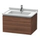 Duravit L-Cube Meuble sous lavabo 67x46,9 cm, noyer foncé, 1 tiroir, suspendu-1