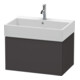 Duravit L-Cube Meuble sous lavabo 68,4x45,9 cm, graphite mat, 1 tiroir, suspendu-1