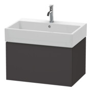 Duravit L-Cube Meuble sous lavabo 68,4x45,9 cm, graphite mat, 1 tiroir, suspendu-1