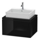 Duravit L-Cube Meuble sous lavabo 72x54,7 cm, blanc brillant, 1 tiroir, pour console-1