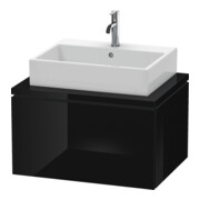 Duravit L-Cube Meuble sous lavabo 72x54,7 cm, blanc brillant, 1 tiroir, pour console
