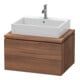 Duravit L-Cube Meuble sous lavabo 72x54,7 cm, noyer naturel, 1 tiroir, pour console-1