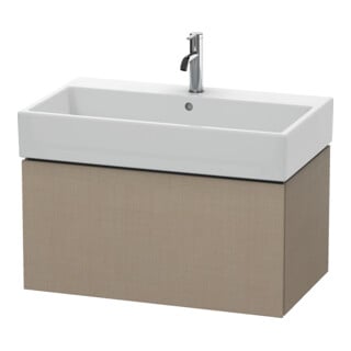 Duravit L-Cube Meuble sous lavabo 78,4 x 45,9 cm, blanc mat, 1 tiroir, suspendu