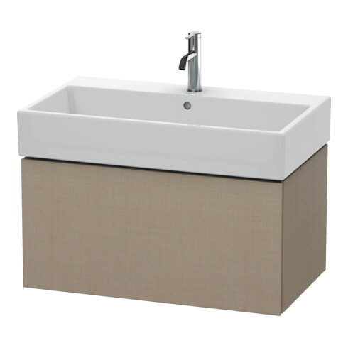 Duravit L-Cube Meuble sous lavabo 78,4 x 45,9 cm, blanc mat, 1 tiroir, suspendu