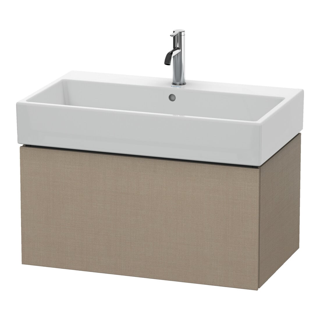 Duravit L-Cube Meuble sous lavabo 78,4 x 45,9 cm, blanc mat, 1 tiroir, suspendu