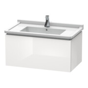 Duravit L-Cube Meuble sous lavabo 82x46,9 cm, blanc brillant, 1 tiroir, suspendu-1