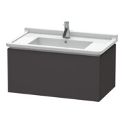 Duravit L-Cube Meuble sous lavabo 82x46,9 cm, graphite mat, 1 tiroir, suspendu