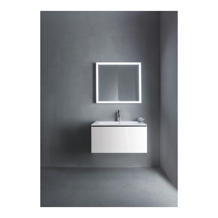 Duravit L-Cube Meuble sous lavabo 82x48,1 cm, blanc brillant, 1 tiroir, suspendu