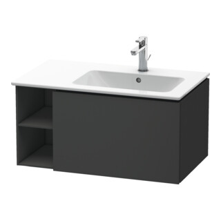 Duravit L-Cube Meuble sous lavabo 82x48,1x40 cm, 1 tiroir, bec. droite, graph ma