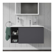 Duravit L-Cube Meuble sous lavabo 82x48,1x40 cm, 1 tiroir, bec. droite, graph ma-4