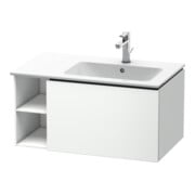 Duravit L-Cube Meuble sous lavabo 82x48,1x40 cm, 1 tiroir, évier à droite, blanc mat