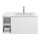 Duravit L-Cube Meuble sous lavabo 82x48,1x40 cm, 1 tiroir, évier à droite, blanc mat
