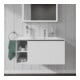 Duravit L-Cube Meuble sous lavabo 82x48,1x40 cm, 1 tiroir, évier à droite, blanc mat-5