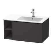 Duravit L-Cube Meuble sous lavabo 82x48,1x40 cm, 1 tiroir, poignée droite, graphite mat-1