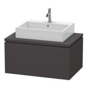 Duravit L-Cube Meuble sous lavabo 82x54,7 cm, graphite mat, f Kons, 1 tiroir-1