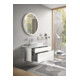 Duravit L-Cube Meuble sous lavabo 82x55 cm, blanc brillant, 1 tiroir, 1 coulissant, suspendu