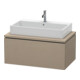 Duravit L-Cube Meuble sous lavabo 92x54,7 cm, lin, pour console, 1 tiroir-1