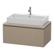 Duravit L-Cube Meuble sous lavabo 92x54,7 cm, lin, pour console, 1 tiroir