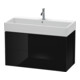 Duravit L-Cube Meuble sous lavabo 98,4 x 45,9 cm, blanc brillant, 2 tiroirs, suspendu-1