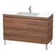 Duravit L-Cube Meuble sous lavabo c-bonded 120x48 cm, 1 tiroir, N Nat, 2 coulisses, debout-1