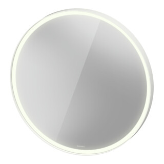 Duravit L-Cube miroir lumineux LED 90x90x6,7 cm, 24W, blanc chaud, capteur, dimmable, étanche