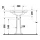 Duravit Lavabo 1930 60x41 cm, blanc, avec trou robinet, plan vasque-5