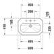 Duravit Lavabo 1930 60x41 cm, blanc, avec trou robinet, plan vasque