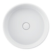 Duravit Lavabo à poser Balcoon 45x45 cm, sans robinet, à poser, blanc mat soyeux-2