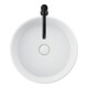 Duravit Lavabo à poser Balcoon 45x45 cm, sans robinet, à poser, blanc mat soyeux