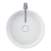 Duravit Lavabo à poser Balcoon 45x45 cm, sans robinet, à poser, blanc mat soyeux-5