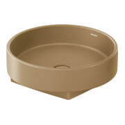 Duravit Lavabo à poser Balcoon 45x45 cm, sans robinet, à poser, terre argile mate