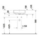 Duravit Lavabo à poser Balcoon 45x45 cm, sans robinet, à poser, terre argile mate