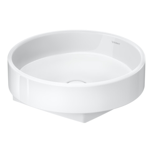Duravit Lavabo à poser Balcoon 45x45 cm, sans robinet, blanc brillant