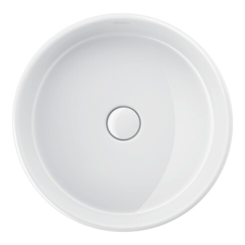 Duravit Lavabo à poser Balcoon 45x45 cm, sans robinet, blanc brillant
