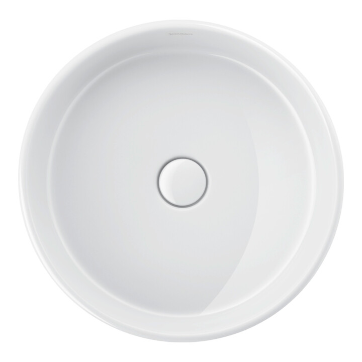 Duravit Lavabo à poser Balcoon 45x45 cm, sans robinet, blanc brillant