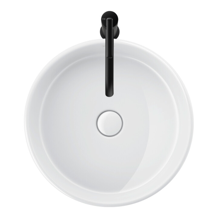 Duravit Lavabo à poser Balcoon 45x45 cm, sans robinet, blanc brillant