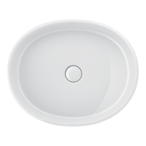 Duravit Lavabo à poser Balcoon 55x45 cm, sans robinet, blanc brillant