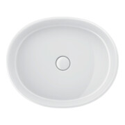 Duravit Lavabo à poser Balcoon 55x45 cm, sans robinet, blanc brillant-2