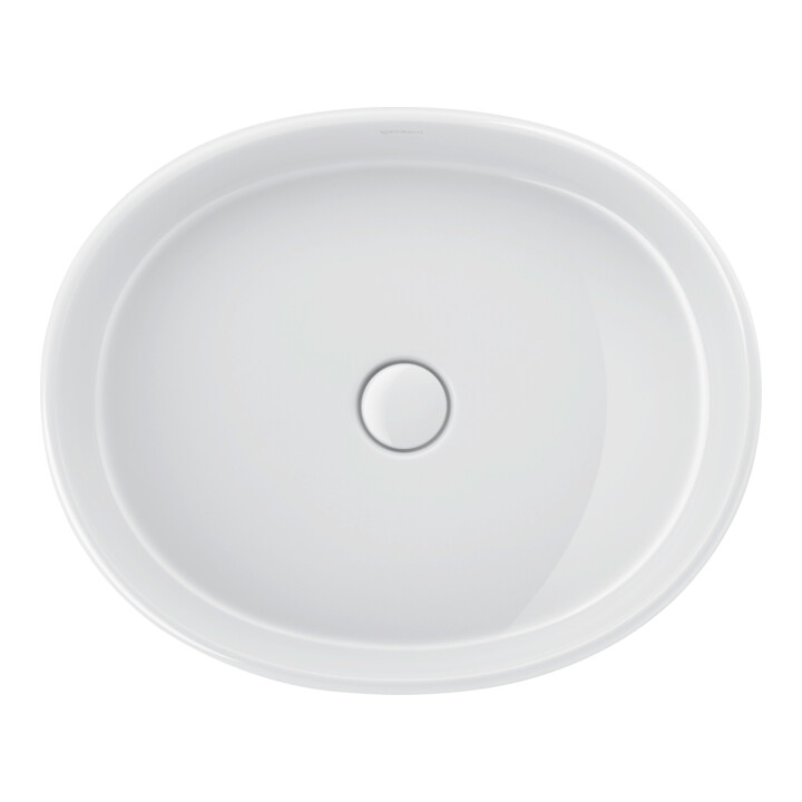 Duravit Lavabo à poser Balcoon 55x45 cm, sans robinet, blanc brillant