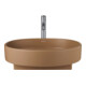 Duravit Lavabo à poser Balcoon 55x45 cm, sans robinet, décalé, argile terre mat