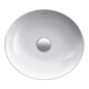 Duravit Lavabo à poser Cape Cod 40x36 cm, sans trop-plein, avec plage robinet, blanc-1
