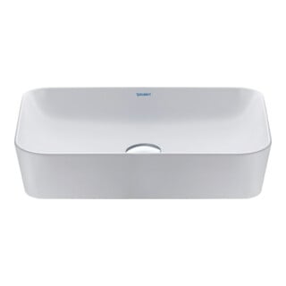 Duravit Lavabo à poser Cape Cod 43x43 cm, sans trop-plein, blanc satiné