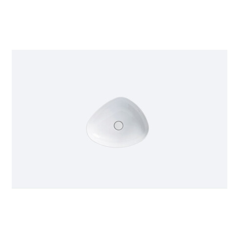 Duravit Lavabo à poser Cape Cod 50x40,5 cm, sans trop-plein, blanc satinée