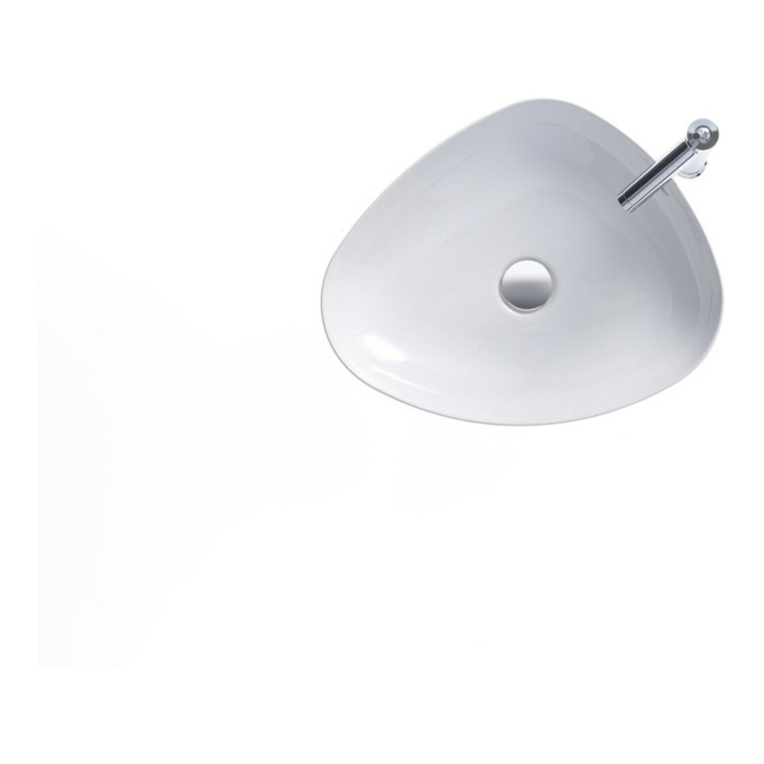 Duravit Lavabo à poser Cape Cod 50x40,5 cm, sans trop-plein, blanc satinée