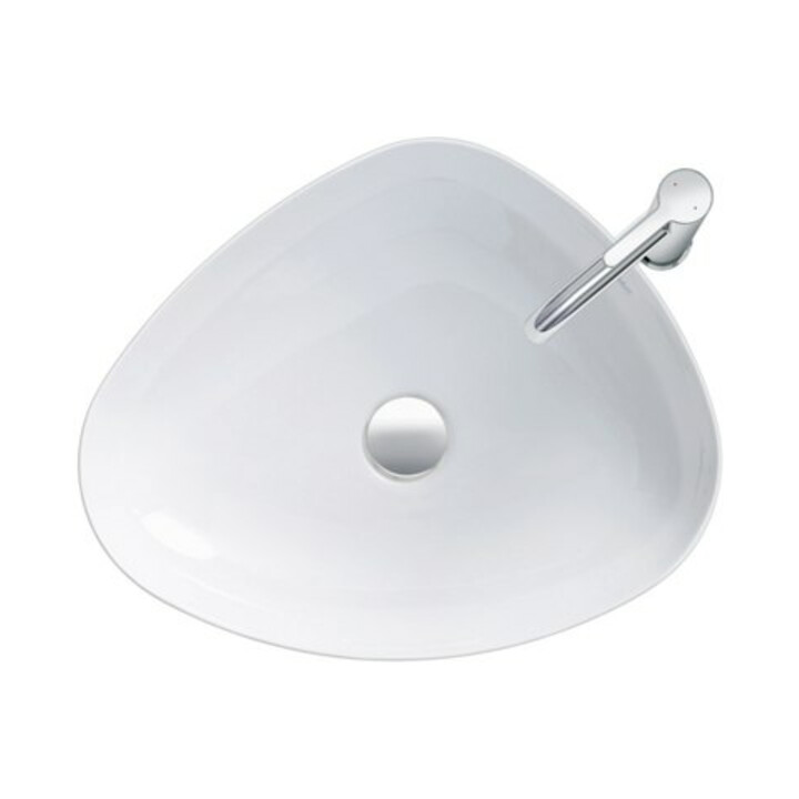 Duravit Lavabo à poser Cape Cod 50x40,5 cm, sans trop-plein, blanc satinée
